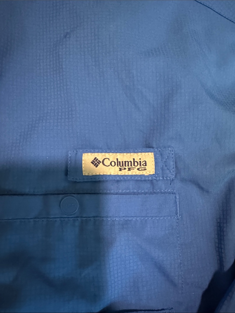Columbia Men's Royal Blue Lightweight Button-Front Shirt Jacket - Picture 2 of 6